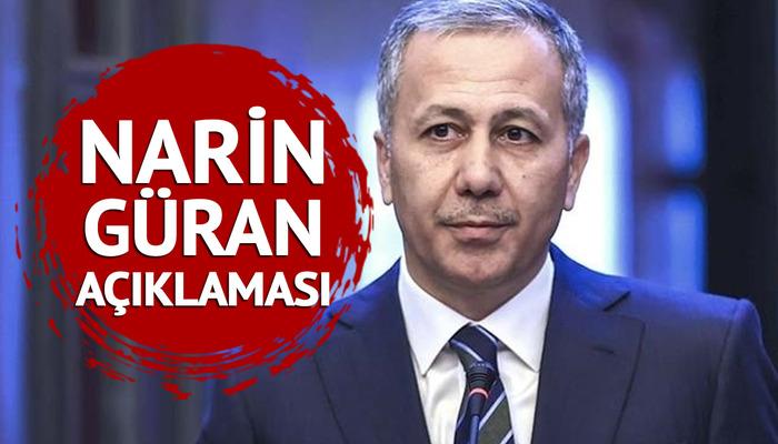 Bakan Yerlikaya'dan Narin Güran'a ilişkin açıklama: "Cinayet çok kısa sürede aydınlatılacak"