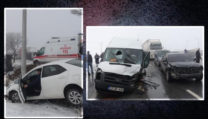 25 araç birbirine çarptı! Bitlis'te zincirleme trafik kazası: Çok sayıda yaralı!