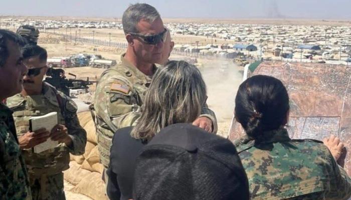 Amerikalı General Kurilla'dan Suriye'de dikkat çeken adım! Terör örgütü PKK/YPG'yi ziyaret etti