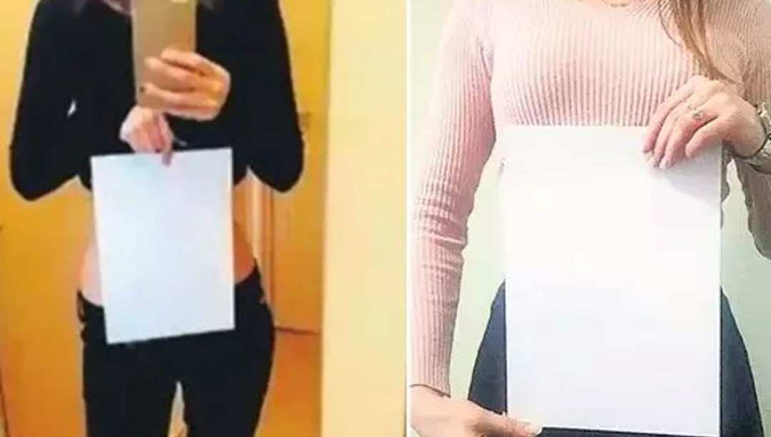 Sosyal medyada A4 kağıdıyla zayıflık yarışı - Son Dakika Türkiye Haberleri