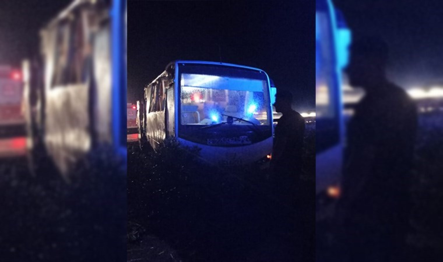 Gaziantep'te turist otobüsü devrildi: 20 kişi yaralandı - Son Dakika Türkiye Haberleri