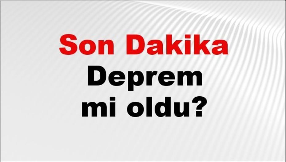 09 Temmuz 2026 Güncel Deprem Bilgileri ve Son Dakika Gelişmeleri