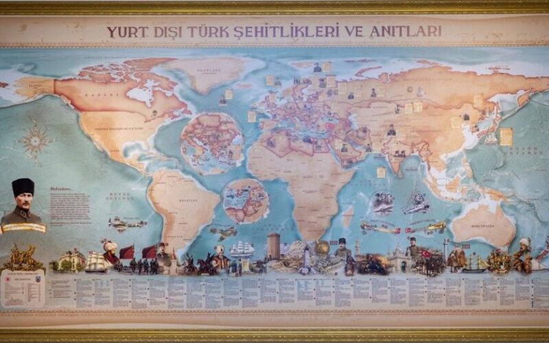 Türk Şehitlikleri Tek Haritada Bir Arada: 48 Ülkedeki 172 Şehitlik ve Anıt Görsellerle Tasvir Edildi